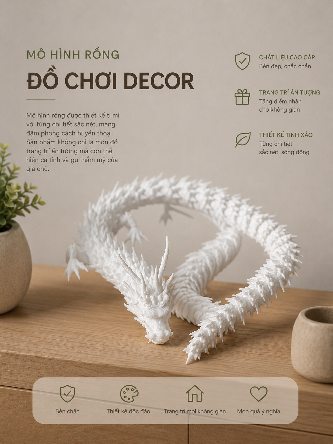 Rồng Đồ Chơi Decor